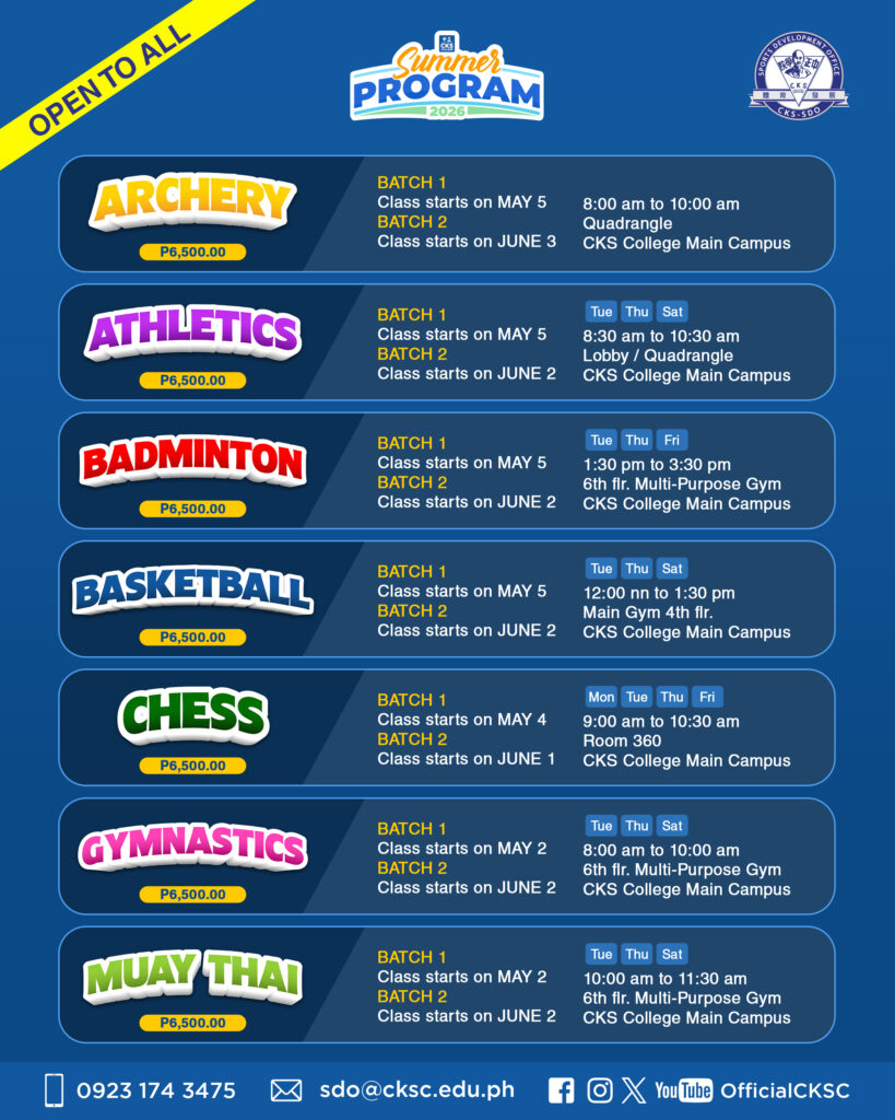 SDO Summer Program Part 1