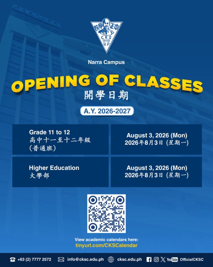OPENING OF CLASSES – NARRA CAMPUS